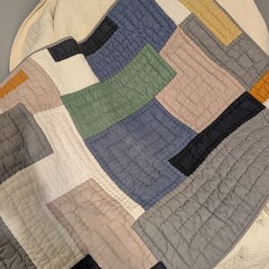 West Elm Multicolor Patchwork Quilt